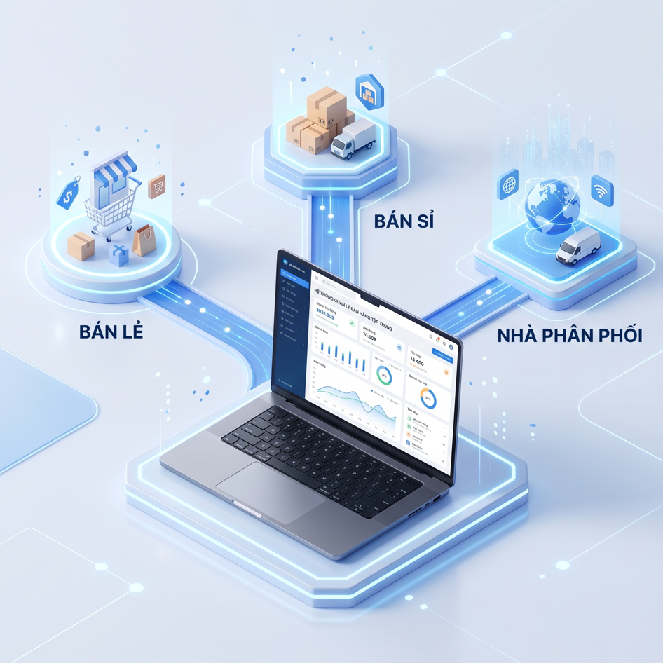 Bán lẻ, bán sỉ, nhà phân phối