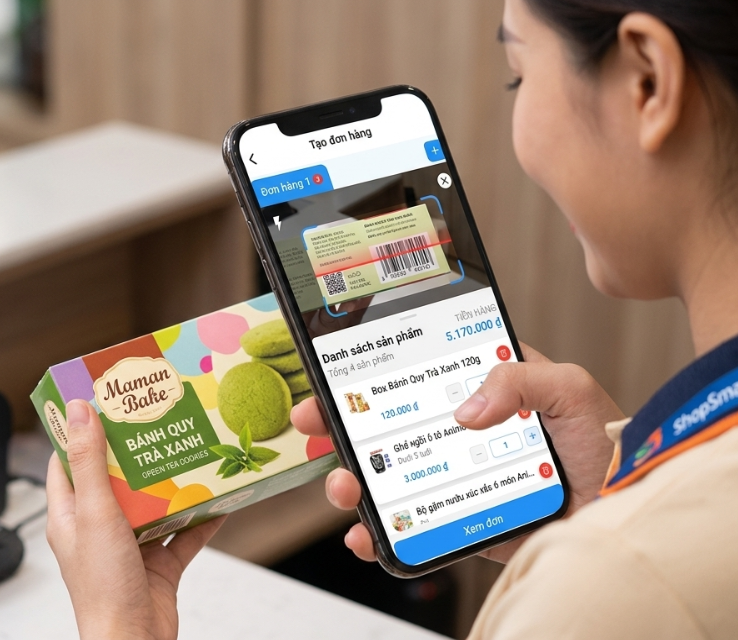 Không cần thiết bị POS chuyên biệt