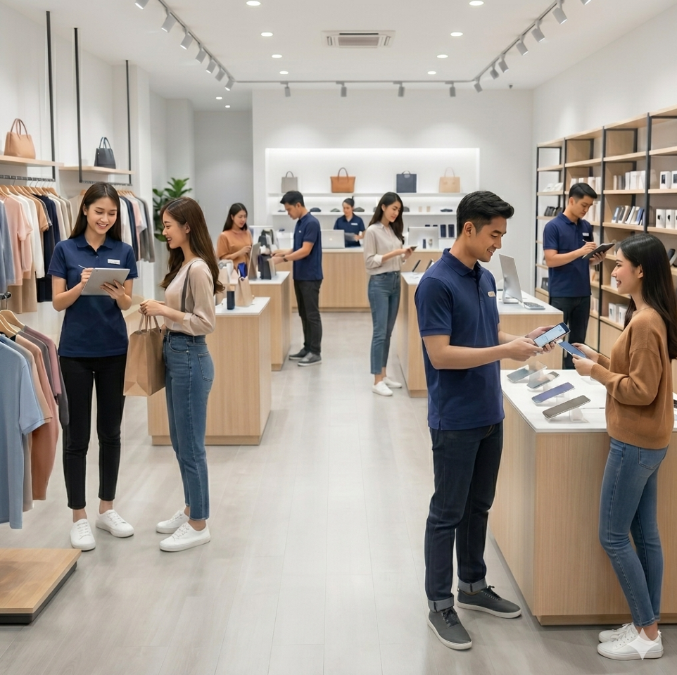 Nhiều nhân viên cùng đăng nhập